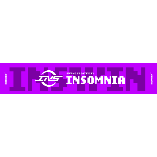 INSOMNIA マフラータオル Purple